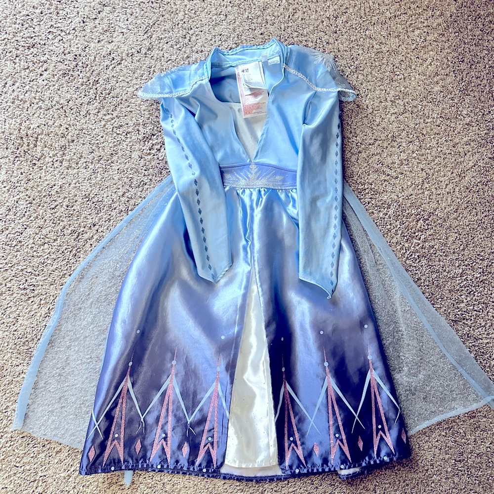 Girls Frozen Elsa Halloween costume